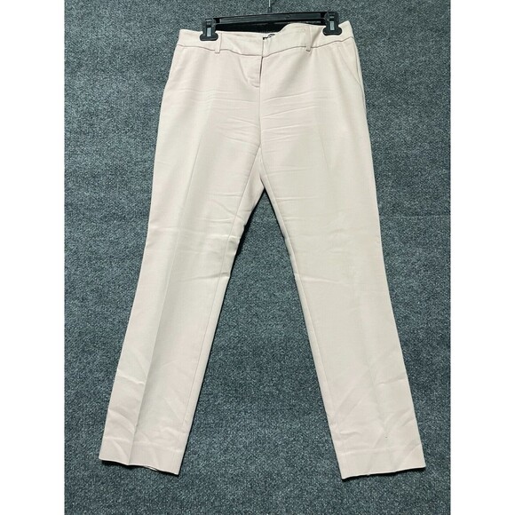 Express Pants Womens 2 Pink Columnist Ankle Office Stretch Capsule Preppy Causal - Picture 1 of 12